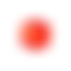 Perle cube polaris brillant 10 mm rouge