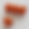 Perle magique ovale orange 14 mm