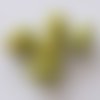 Perle magique ovale vert 14 mm