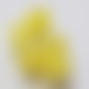 Perle verre ronde 10 mm jaune 01 x 1 pièce