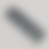 Ruban satin gris foncé double face de 16 mm x 0.50 cm