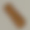 Ruban satin marron glacé double face de 16 mm x 0.50 cm