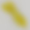 Ruban suédine jaune fantaisie x 95 cm