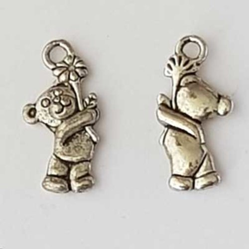 Breloque ours n°05 argent