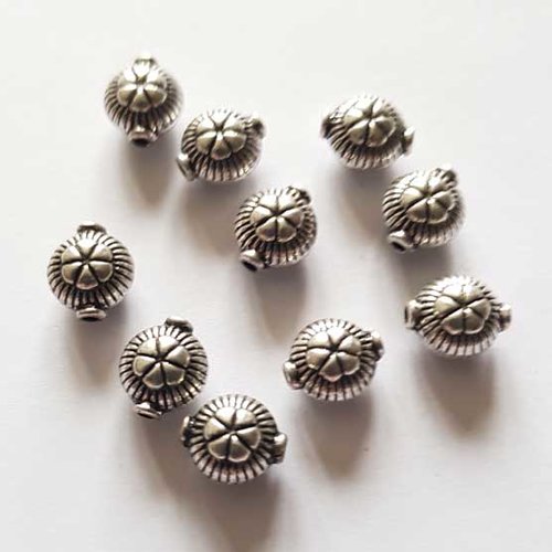 Perle divers en métal argenté 048 argent