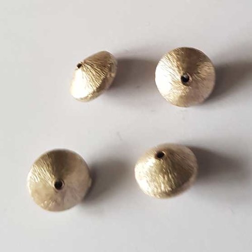 Perle divers en métal argenté 054 argent