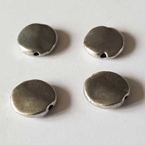 Perle divers en métal argenté 058 argent