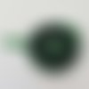1 mètre cordon pvc plat 5.8 x 1.9 mm vert pomme translucide