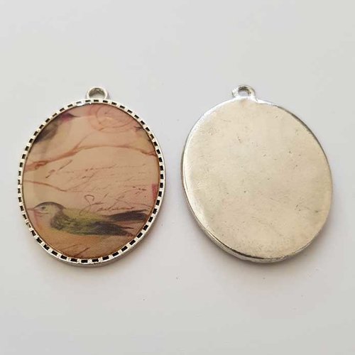 Pendentif 35 x 26 mm fantaisie n°03