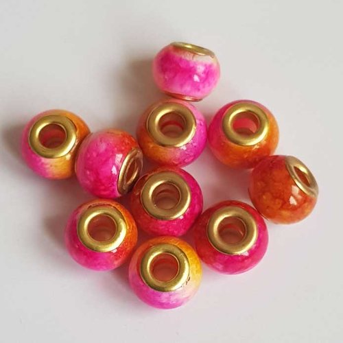 Perle multicolore n°03 compatible européen