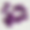 Pompon rond violet lot n°20-02