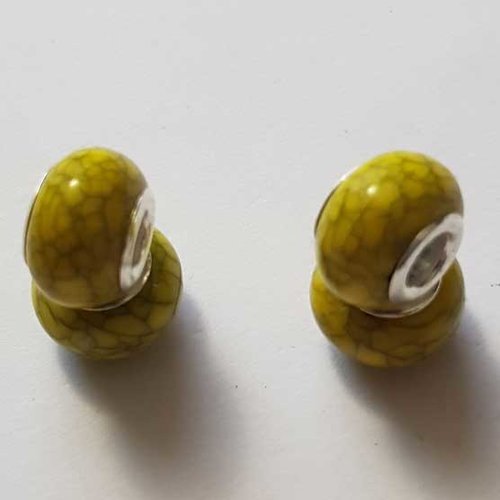 Perle n°1011-03 jaune foncé compatible
