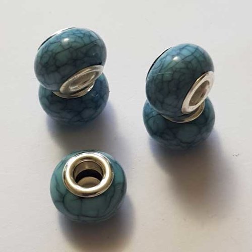 Perle n°1011-06 bleu compatible