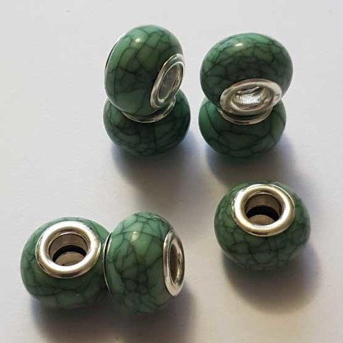 Perle n°1011-08 vert kaki compatible