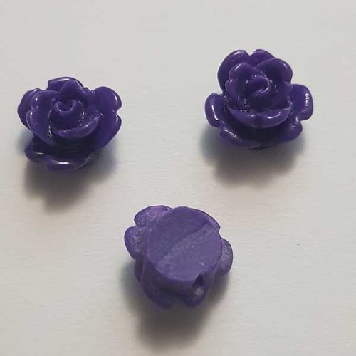 Fleur synthétique 09 mm n°01-35 violet 02