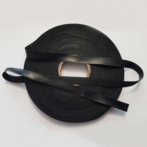 Ruban style simili cuir skaï 10 mm noir