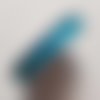 Ruban nylon 6 mm bleu turquoise 1 mètre