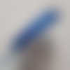 Ruban organdi 7 mm bleu foncé 1 mètre