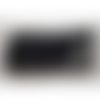 Ruban galon noir 35 mm n°21.870 a frange