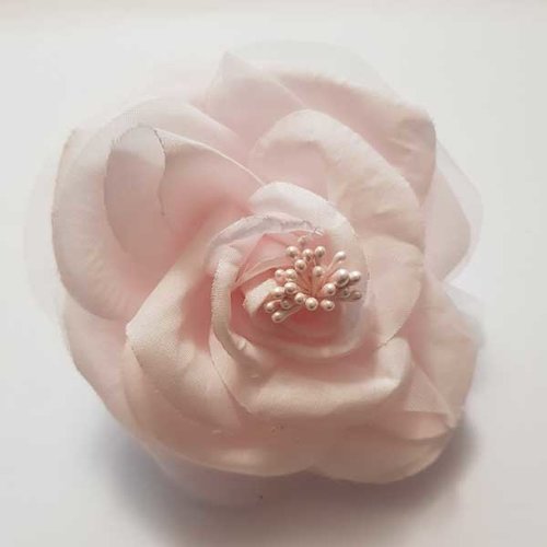 Epingle broche blanc mariage n°30 fleur
