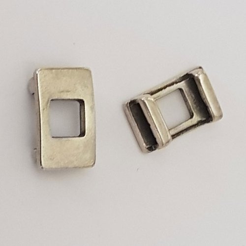 Passant 10 mm en zamak n°83 plaqué argent