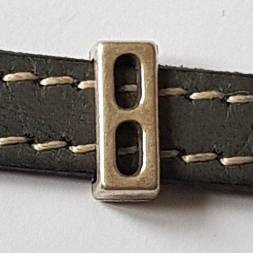 Passant 10 mm en zamak n°85 plaqué argent