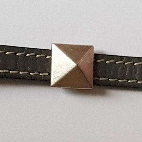 Passant 10 mm en zamak n°87 plaqué argent