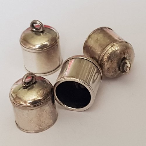 Embout à coller n°32 argent 17 x 12 mm