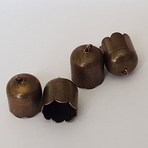 Embout à coller n°33 bronze 18 x 14 mm