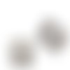 Perle n°1113 argent et strass
