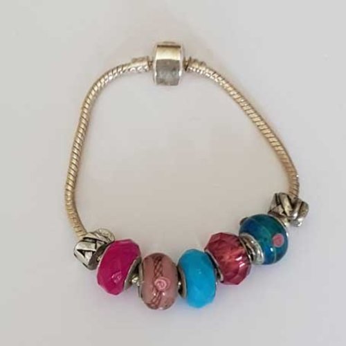 Bracelet n°01 aimanté serpent européen 19 cm