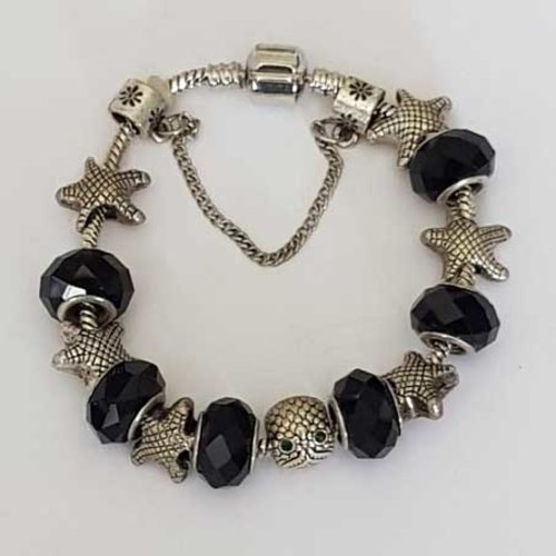 Bracelet n°07 clip serpent européen 19 cm