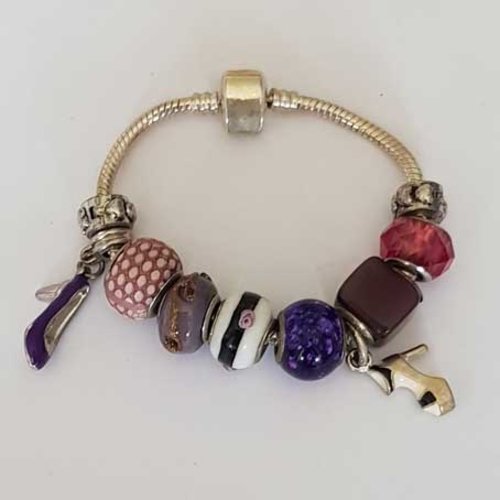 Bracelet n°04 aimanté serpent européen 17 cm