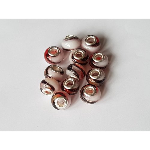 Perle n°0582 compatible style pandora grand trou