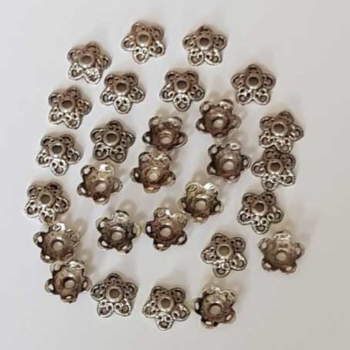 Embout calotte coupelle n°16 argent