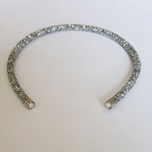 Collier n°18 collier ras de cou rigide strassé n°02
