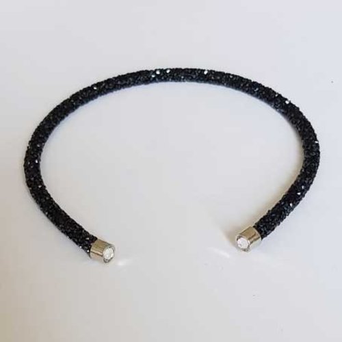 Collier n°18 collier ras de cou rigide strassé n°04