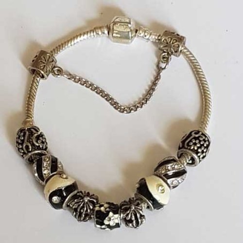 Bracelet n°08 clip serpent européen 20 cm