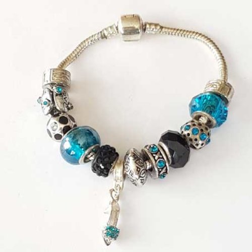 Bracelet n°09 clip serpent européen 18 cm