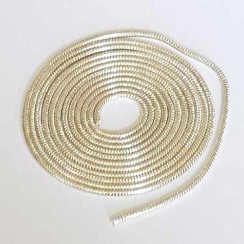 Chaine collier serpent européen 190 cm argent n°01
