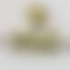 Perle n°1032 compatible style pandora grand trou en plastique a facette