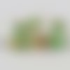 Perle n°1047 compatible style pandora grand trou en plastique a facette