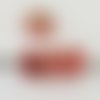 Perle n°1048 compatible style pandora grand trou en plastique a facette