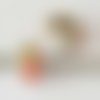 Perle n°1049 compatible style pandora grand trou ronde en verre