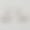 Lot n°018 x 2 paires support boucle d'oreille hameçon argent