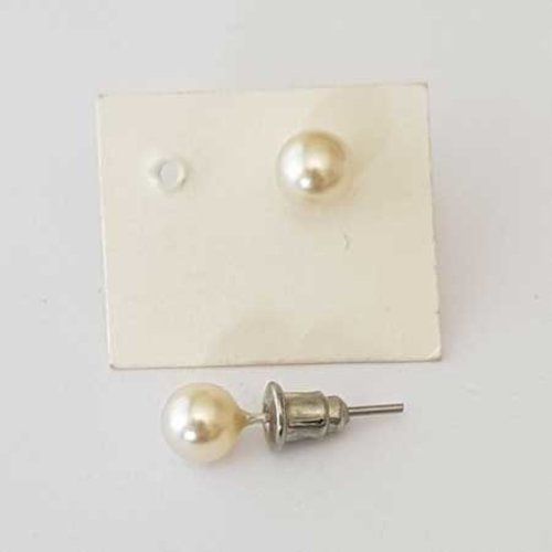 Boucles d'oreilles tige puce perceuse 18 x 6 mm x 2 ( 1 paire )