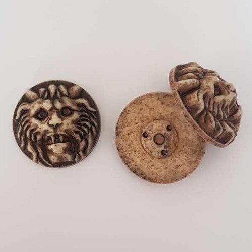 Pendentif breloque lion à coller cabochon 30 mm