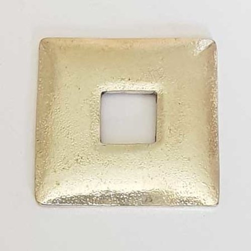 Lot n°064 1 pendentif carré 46 mm argent intercalaire entre deux