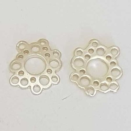 Lot n°065 1 pendentif ovale 20 mm argent intercalaire entre deux
