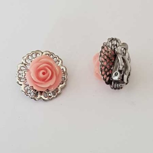 Support boucle d'oreille clip n°105 x 1 paire